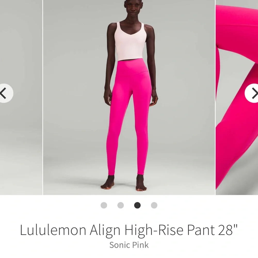 lululemon athletica Align High-Rise Leggings in Sonic Pink